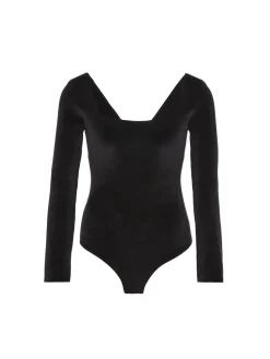 Body décolleté carré - Noir