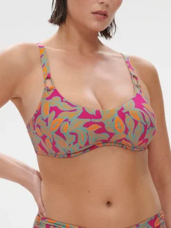 Brassière avec Armatures - Imprimé Rose Ménara