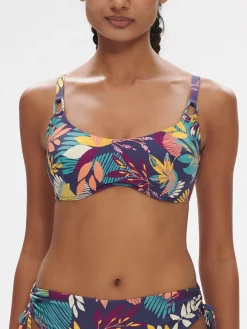 Brassière avec Armatures - Imprimé Bleu Seaside