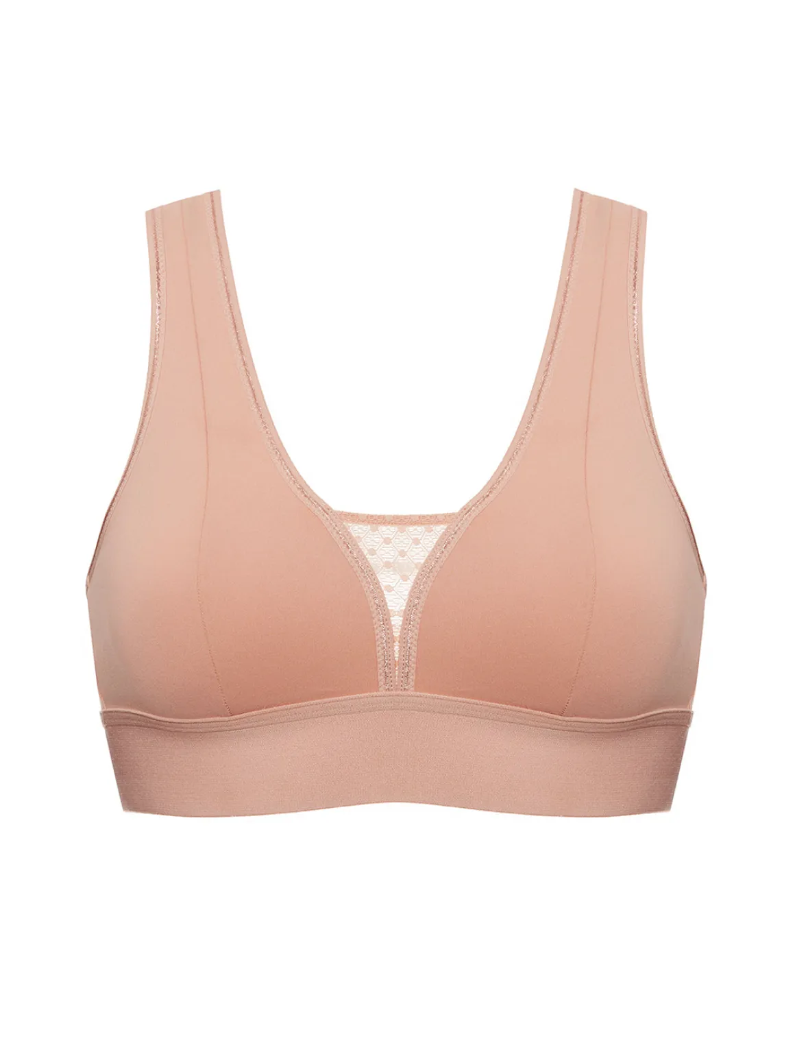 Brassière de sport sans armatures - Rose yogi