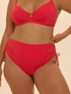 Culotte de bain taille haute - Flamingo