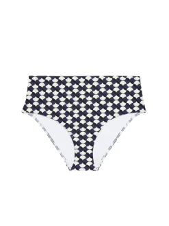 Culotte de bain taille haute - Imprimé sailling