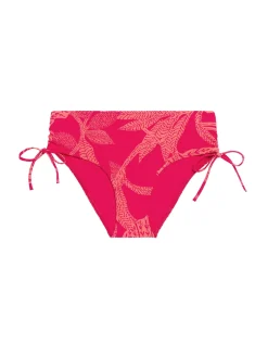 Culotte de bain taille haute - Imprimé Bright Rose