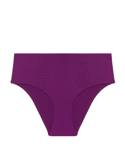 Culotte de bain taille haute - Mûre