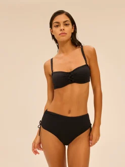 Culotte de bain taille haute - Noir
