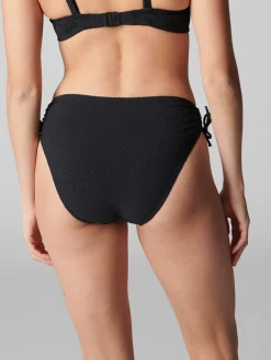 Culotte de bain taille haute - Noir