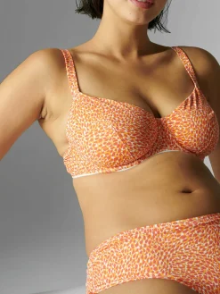 Culotte de bain taille haute - Orangeade