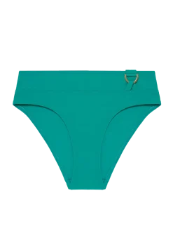 Culotte de bain taille haute - Vert Waterfall