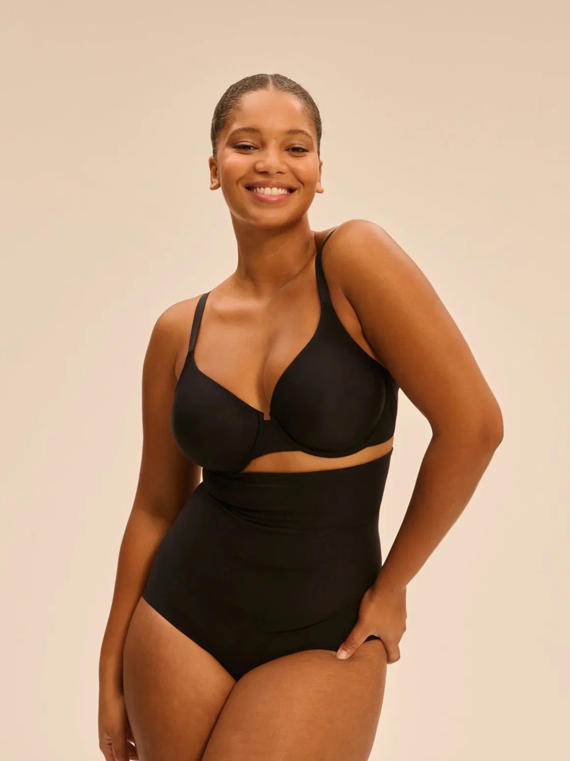 Culotte haute gainante - Noir