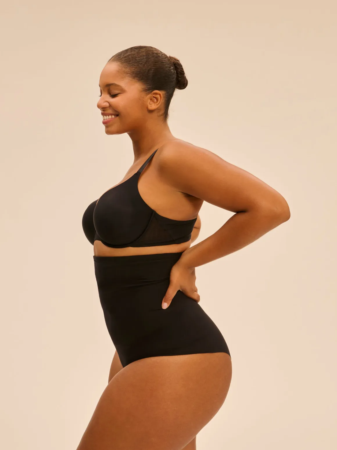 Culotte haute gainante - Noir