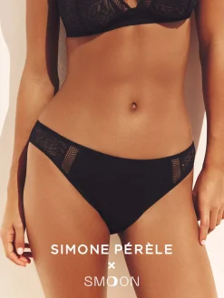 Culotte menstruelle Comète flux moyen - Noir