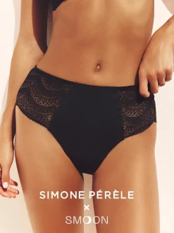 Culotte menstruelle Karma flux moyen - Noir