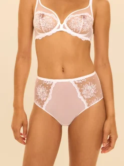 Culotte taille haute - Blanc