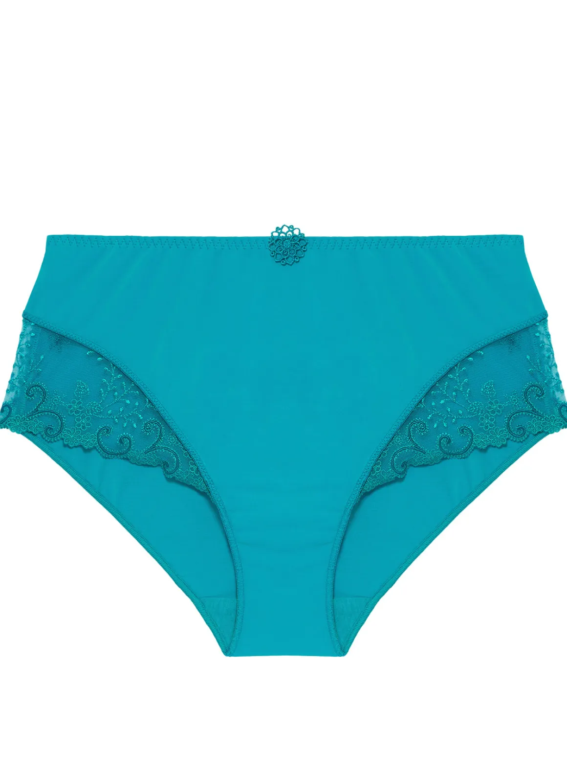 Culotte taille haute - Bleu Atoll