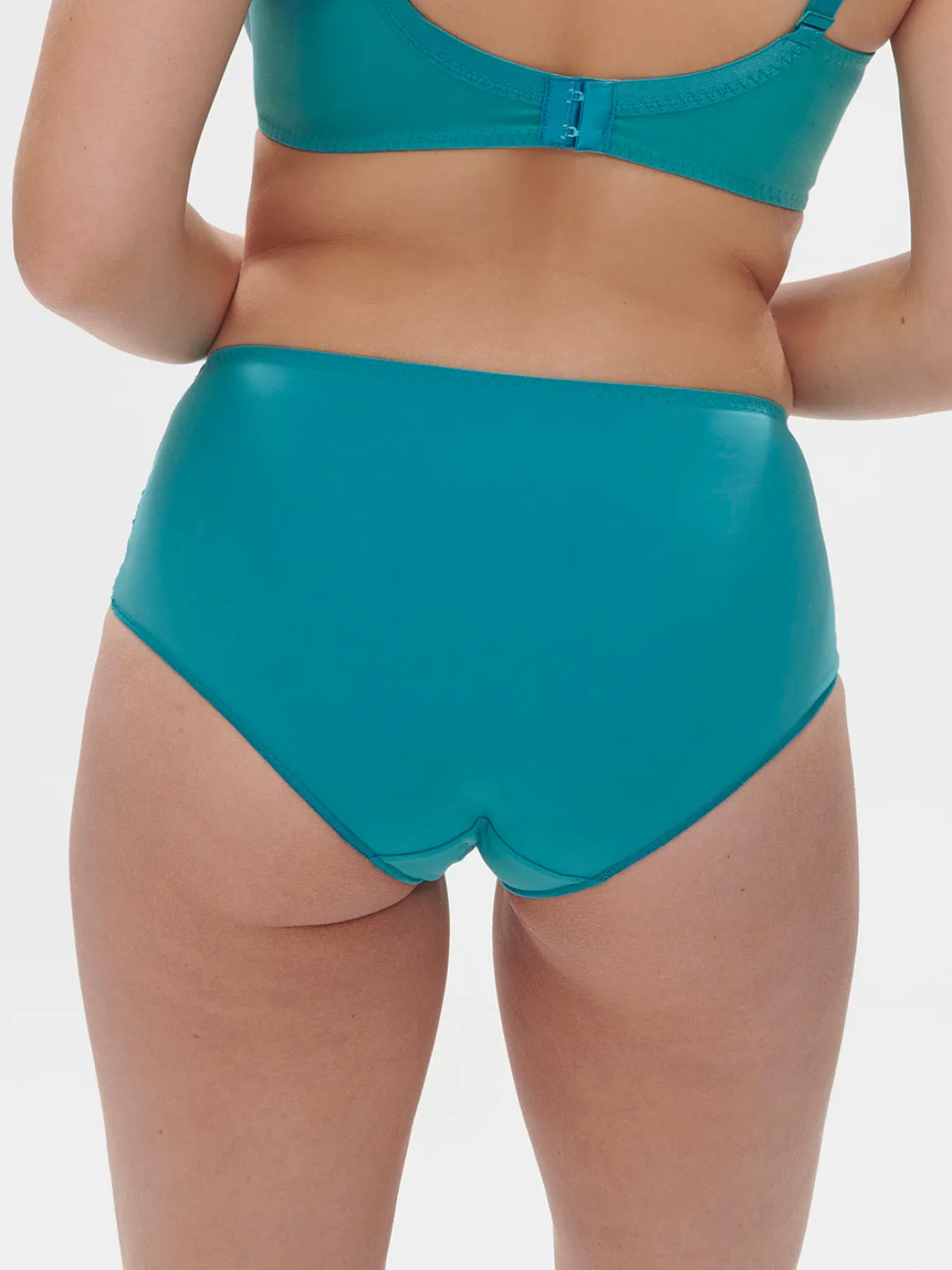 Culotte taille haute - Bleu Atoll