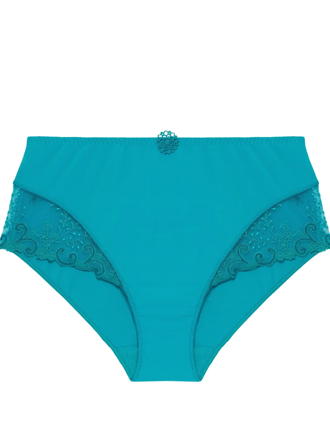 Culotte taille haute - Bleu Atoll