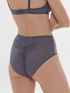 Culotte taille haute - Bleu Cendre