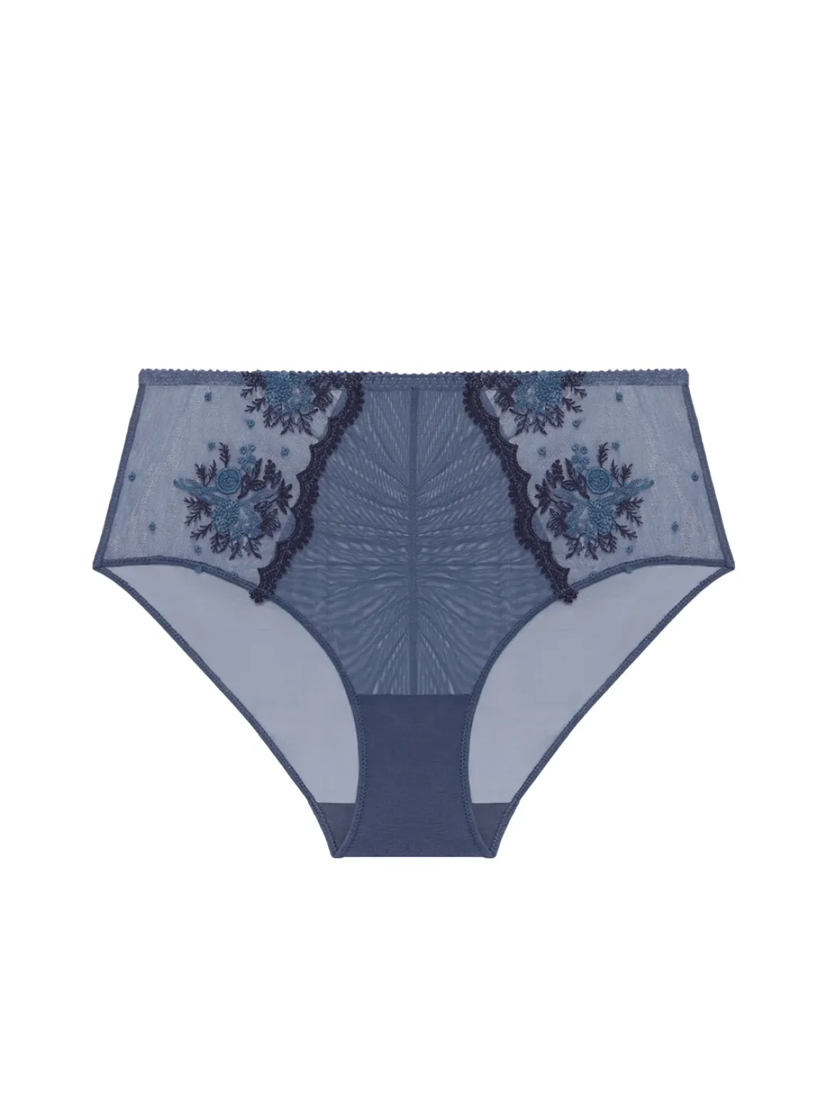 Culotte taille haute - Bleu Cendre