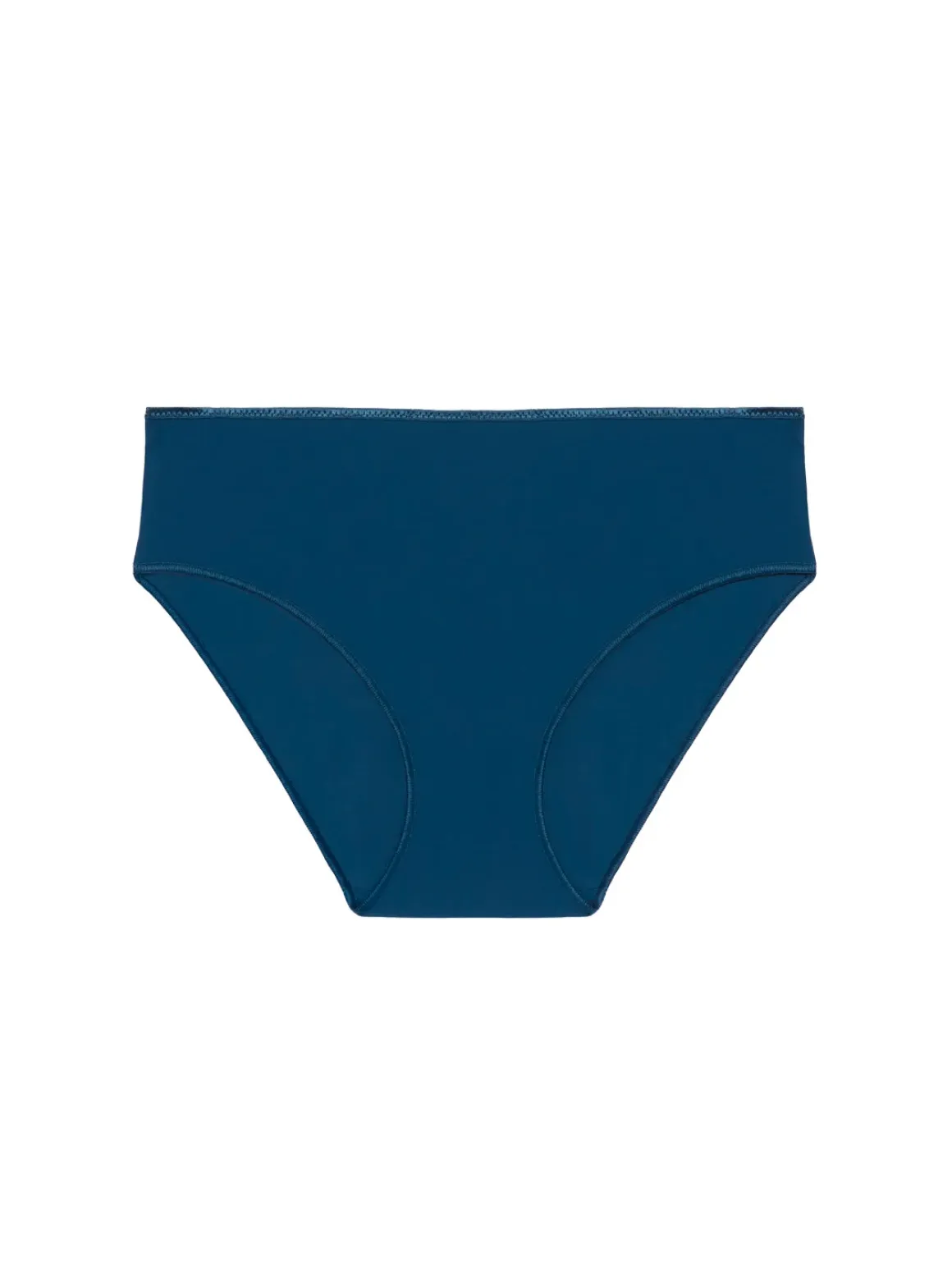 Culotte taille haute - Bleu pétrole