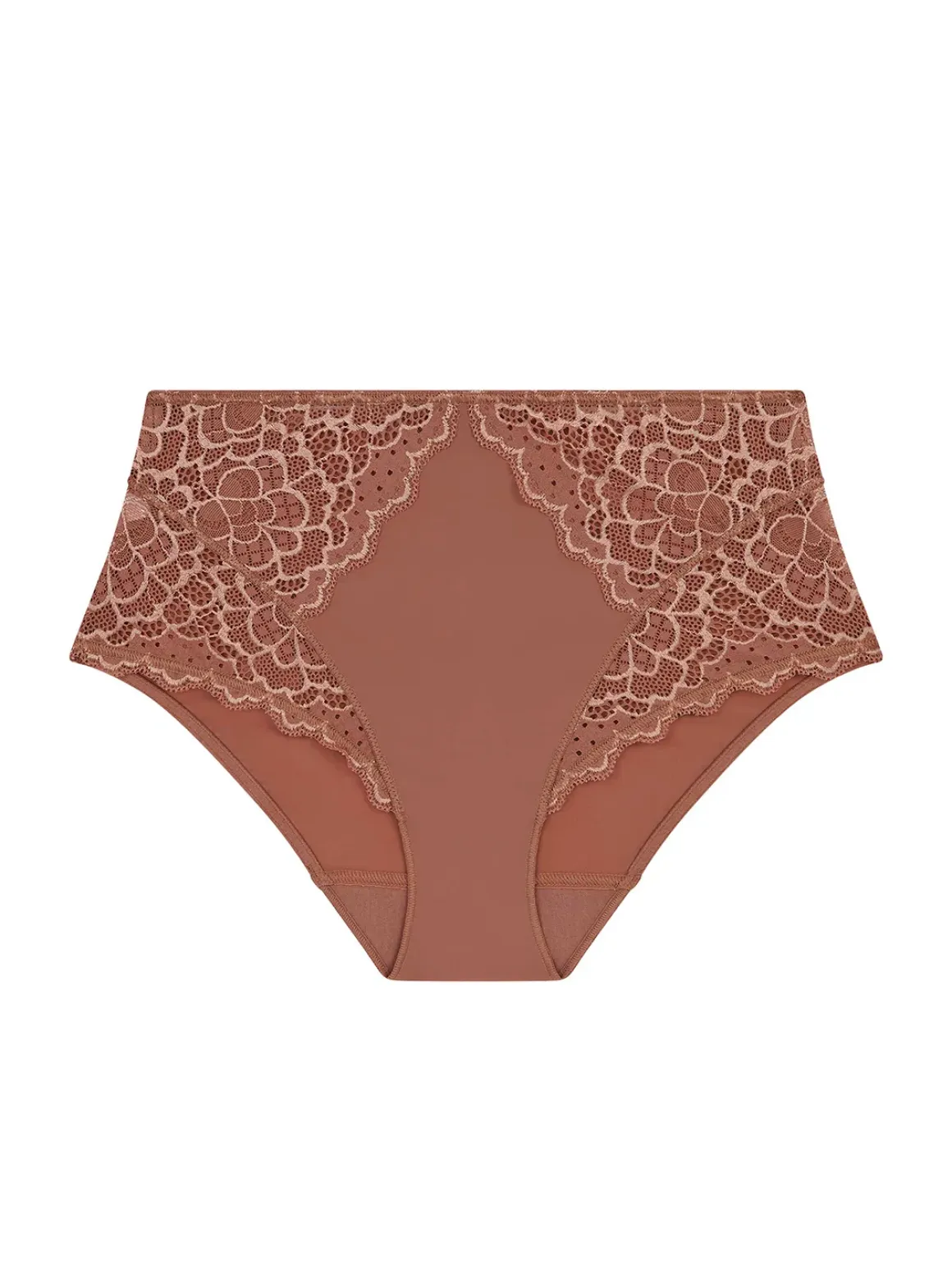 Culotte taille haute - Brun coco