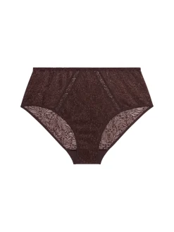 Culotte taille haute - Brun Foncé