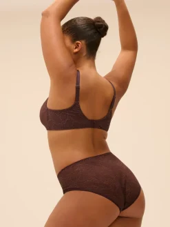 Culotte taille haute - Brun Foncé