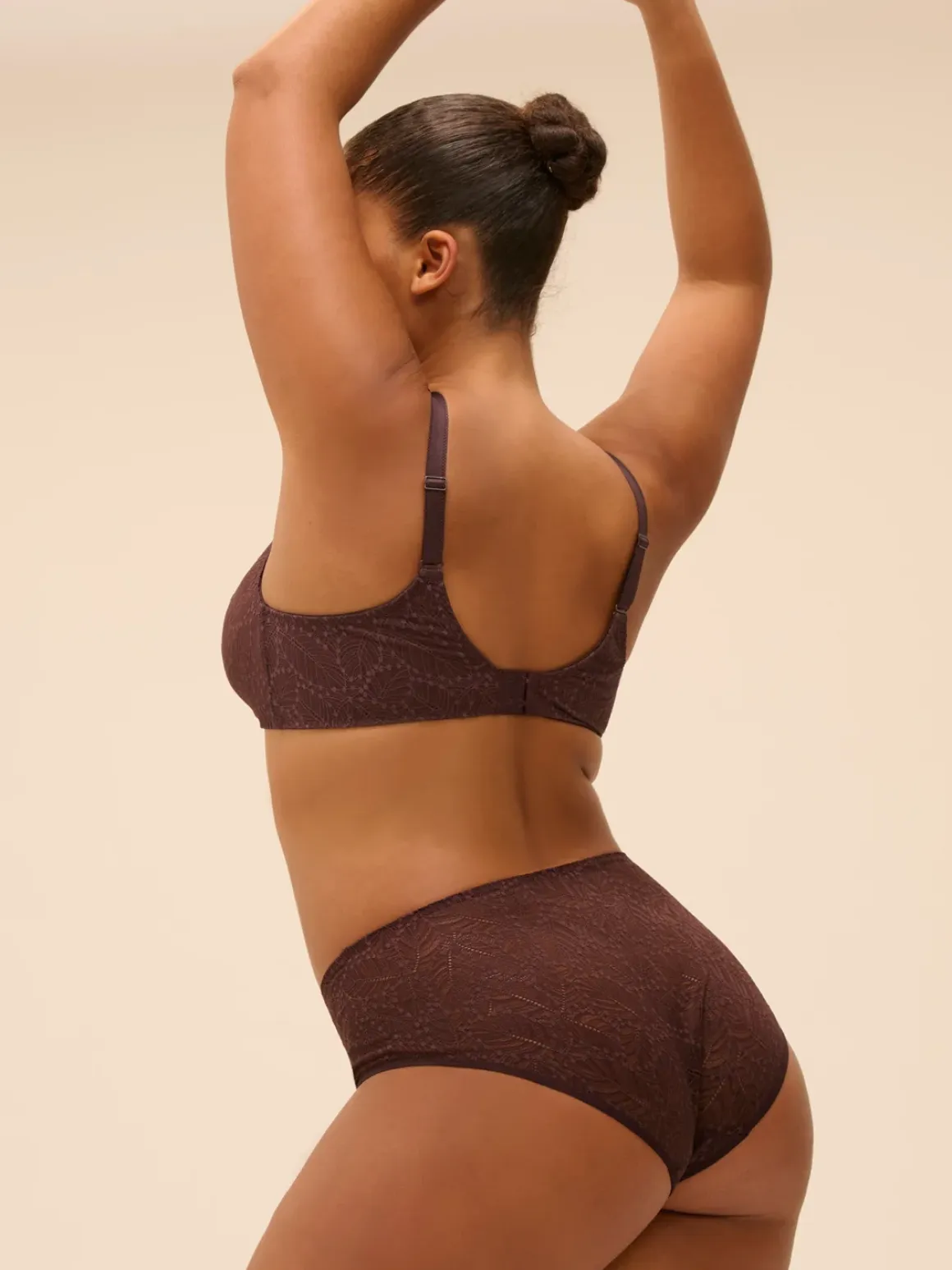 Culotte taille haute - Brun Foncé