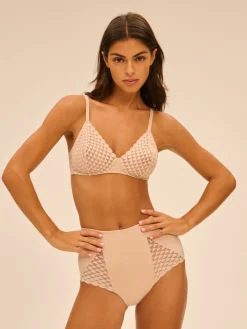 Culotte taille haute, light contrôle - Peau Rosée