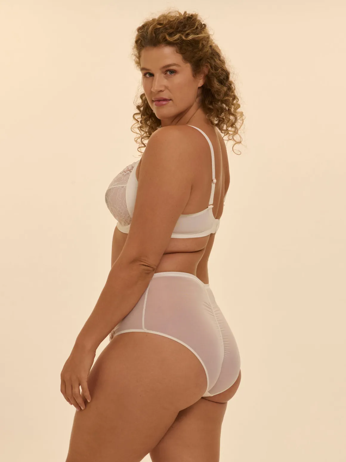 Culotte taille haute - Naturel