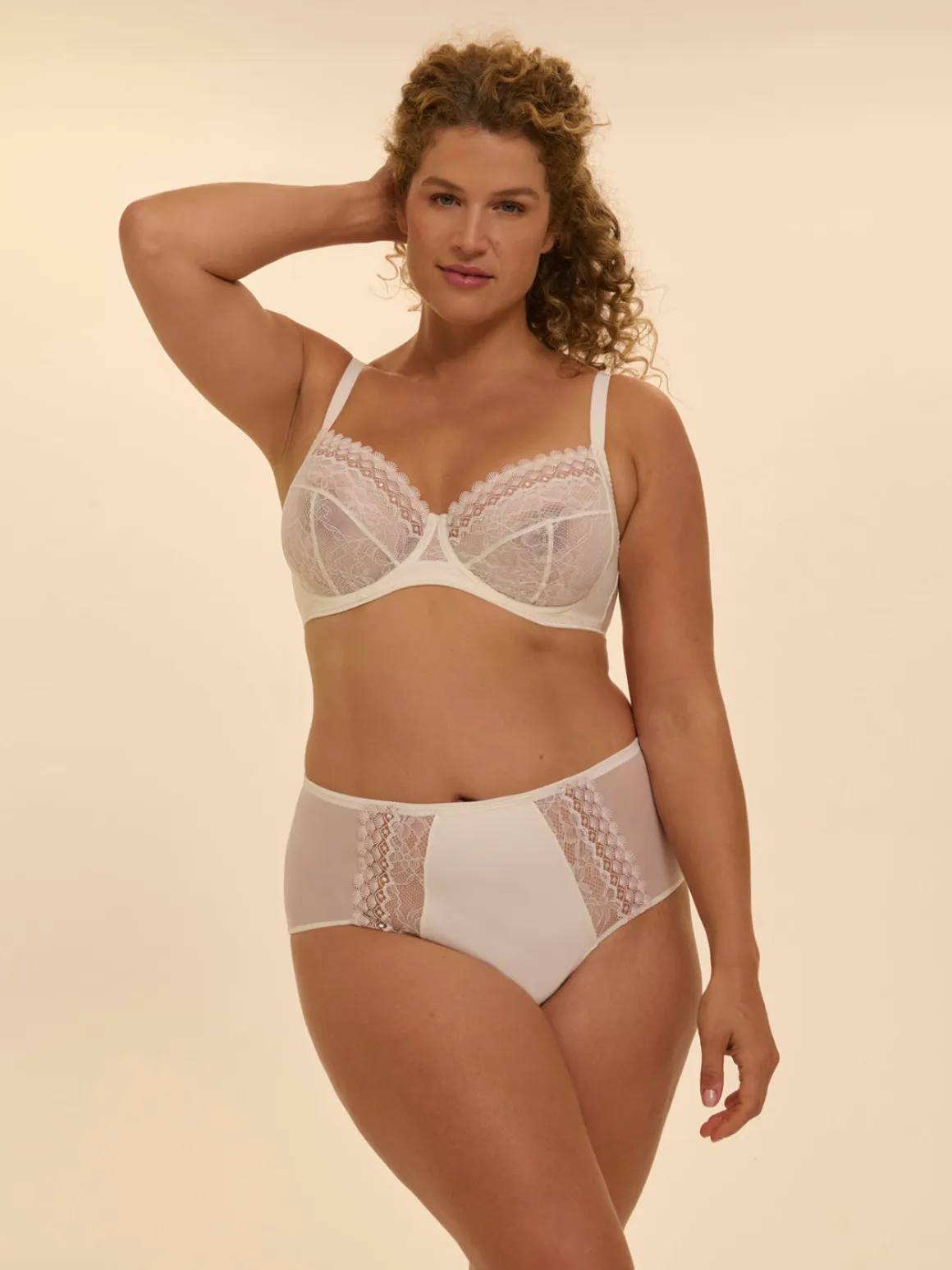 Culotte taille haute - Naturel