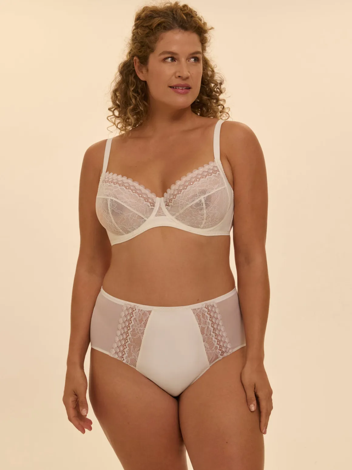 Culotte taille haute - Naturel