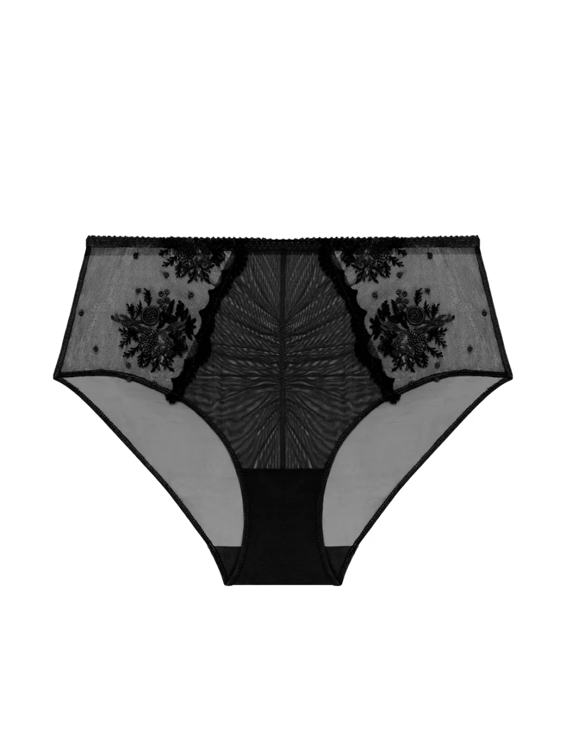 Culotte taille haute - Noir