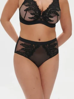 Culotte taille haute - Noir