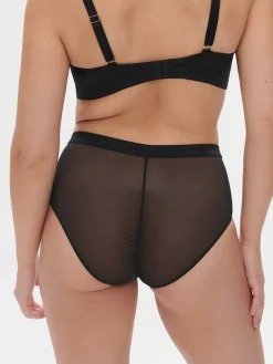 Culotte taille haute - Noir