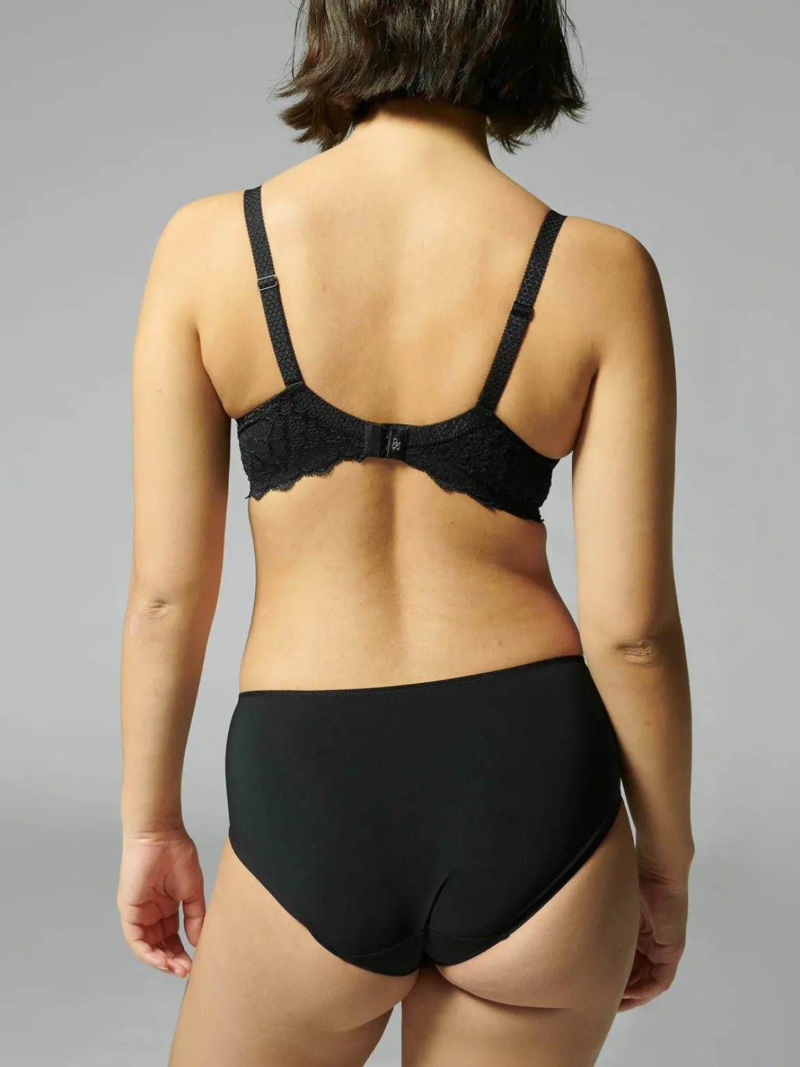 Culotte taille haute - Noir