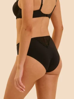 Culotte taille haute - Noir