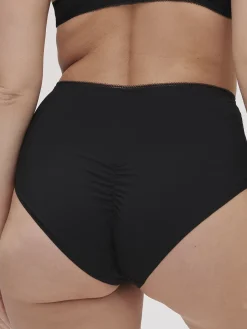 Culotte taille haute - Noir