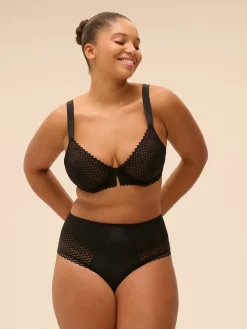 Culotte taille haute - Noir
