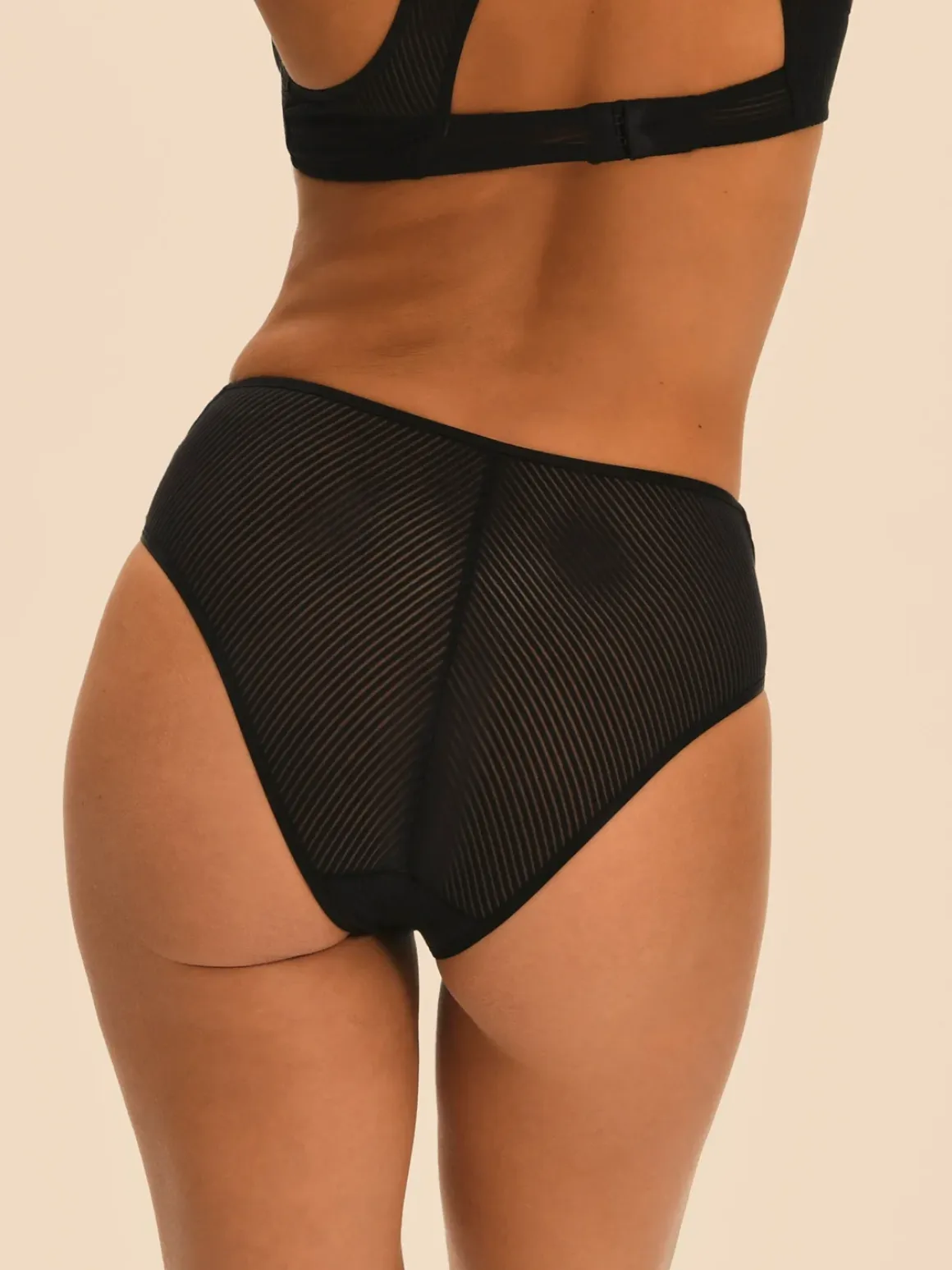 Culotte taille haute - Noir