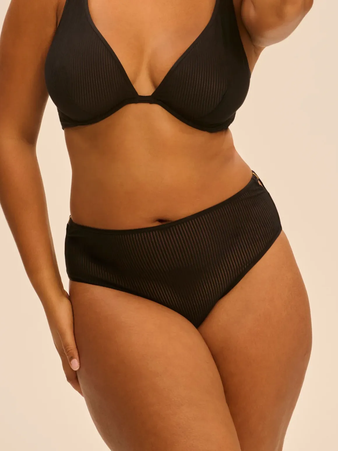 Culotte taille haute - Noir