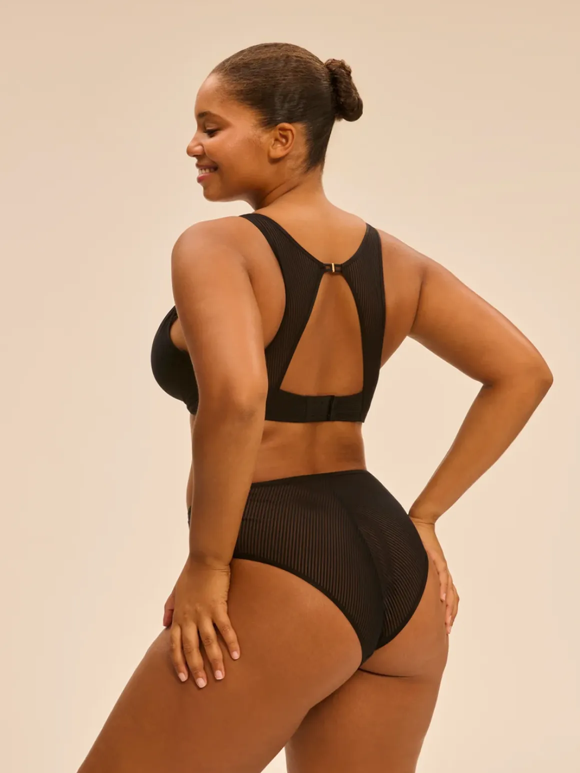 Culotte taille haute - Noir