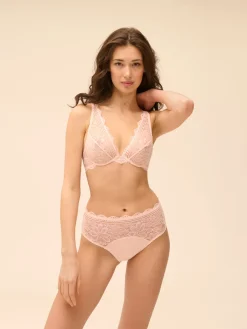 Culotte taille haute - Poudre Pétale