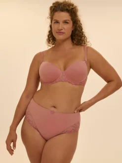 Culotte taille haute - Rose Fumé