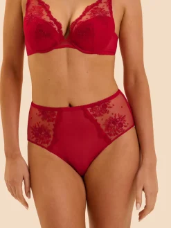 Culotte taille haute - Rouge Opéra