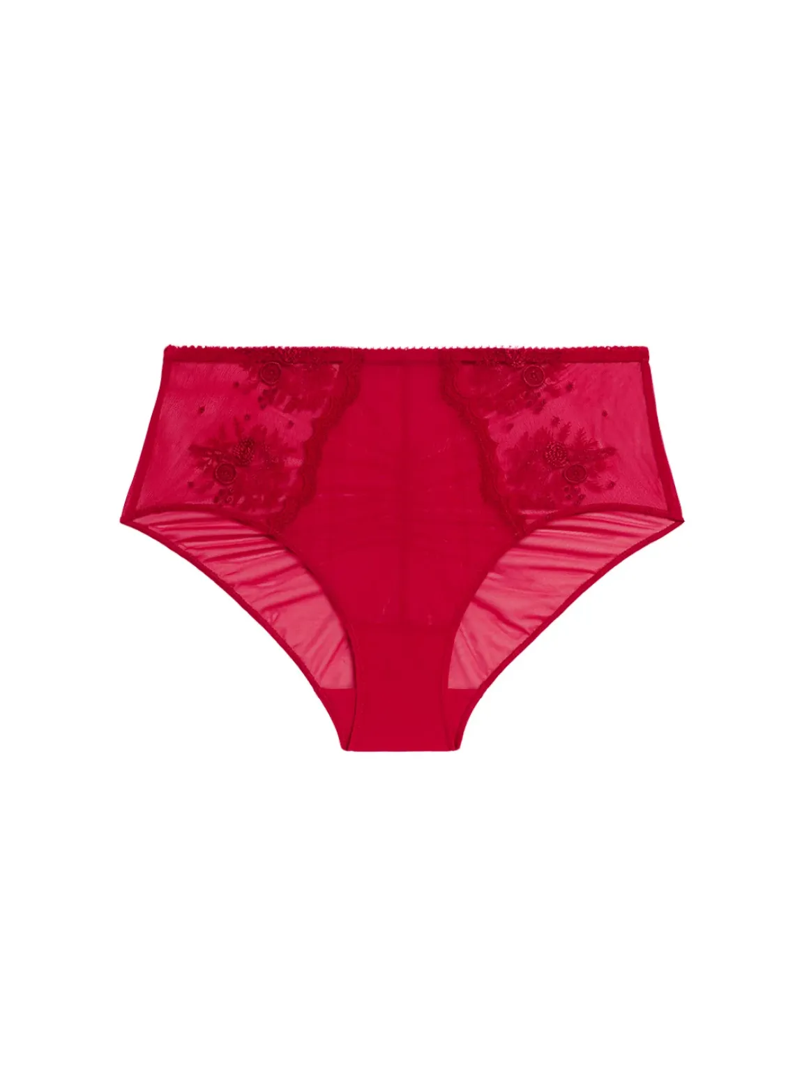 Culotte taille haute - Rouge Opéra