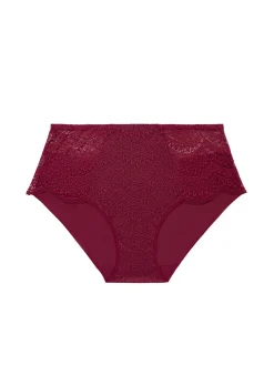 Culotte taille haute - Rouge Spinelle