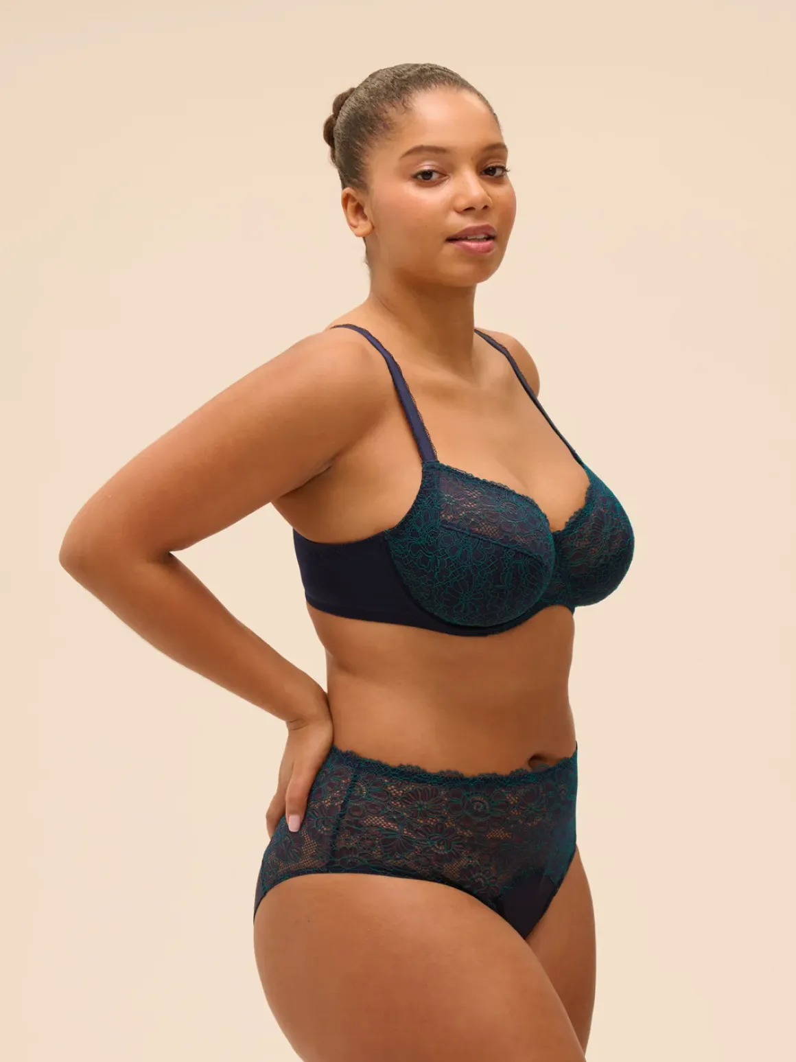 Culotte taille haute - Saphir