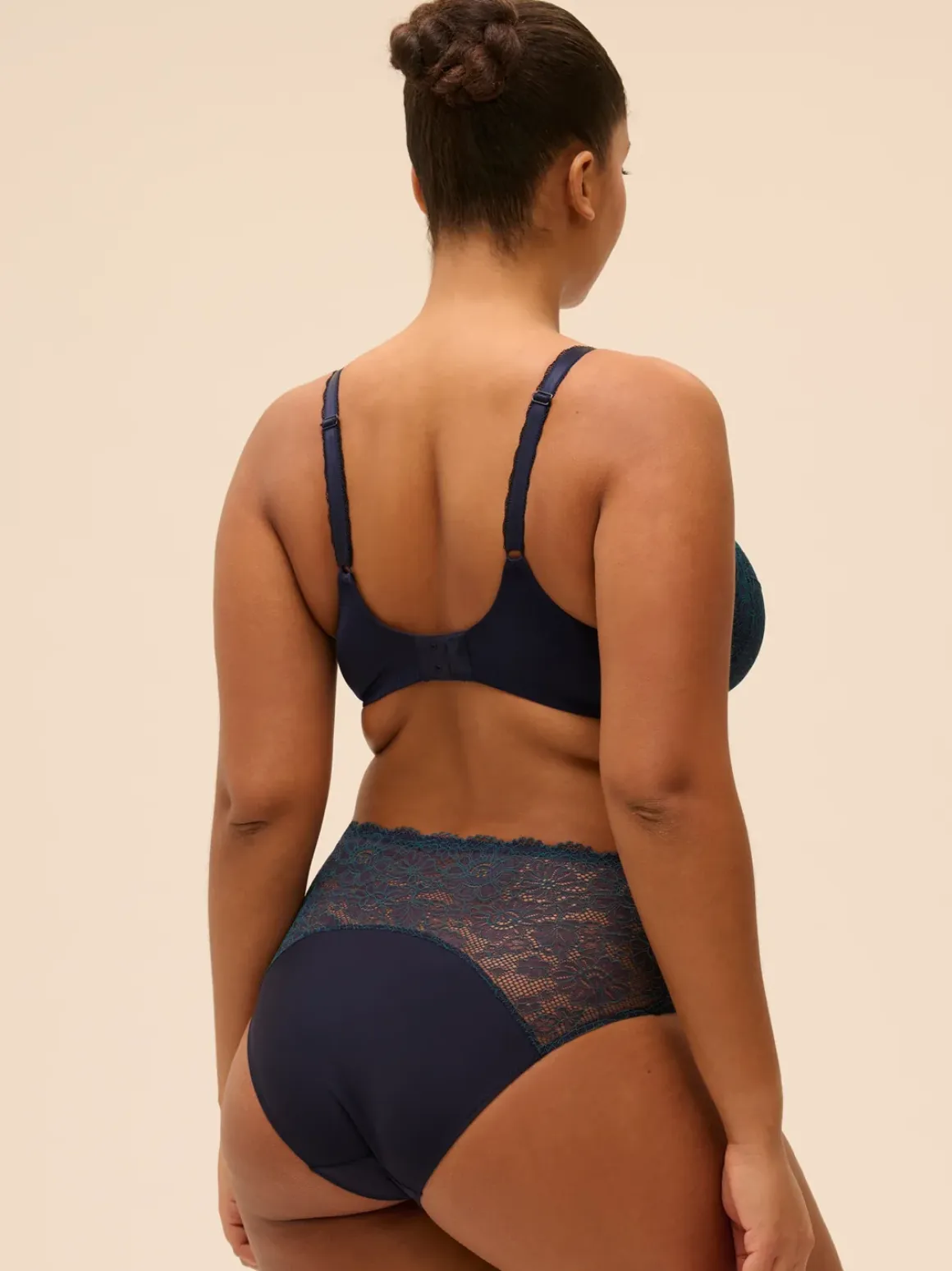 Culotte taille haute - Saphir