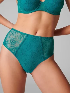 Culotte taille haute - Vert émeraude