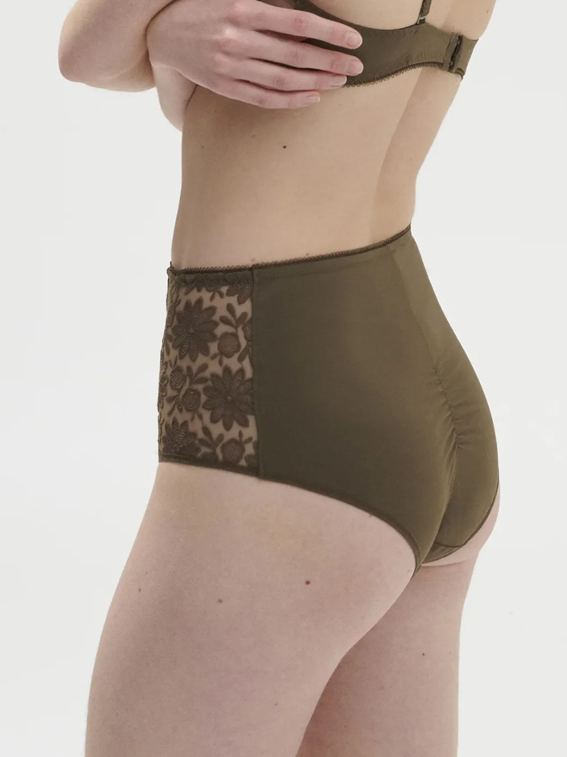 Culotte taille haute - Vert Nomade